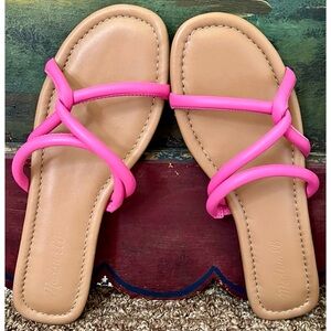 Madewell Bombe Leather Slides 8